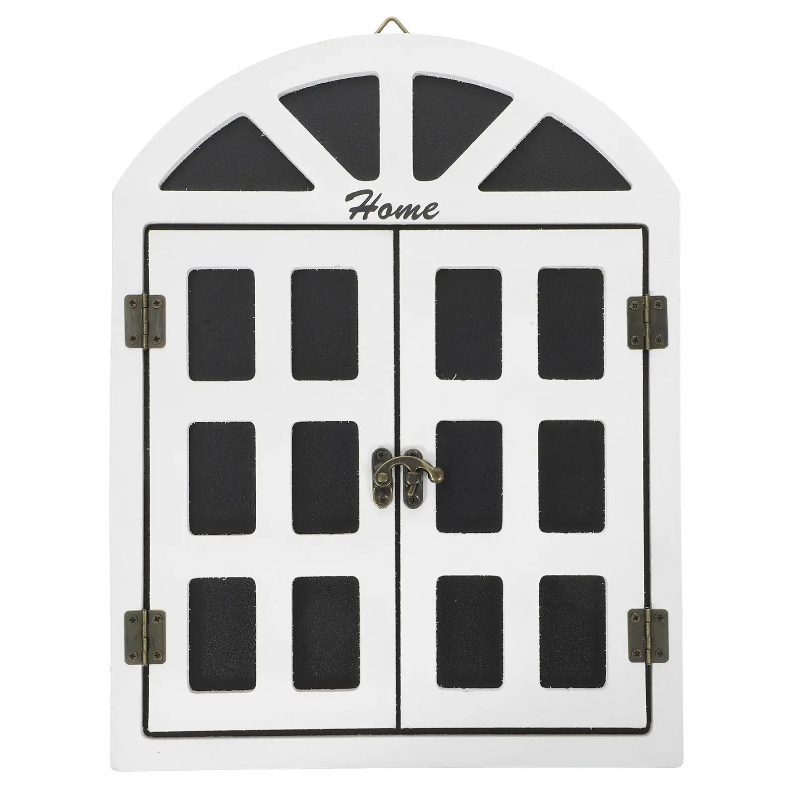 Retro Decor Woodenwall-mounteddecorative Window Hanging Chalkboard View Multifunction Restaurant White Vintage for Shop