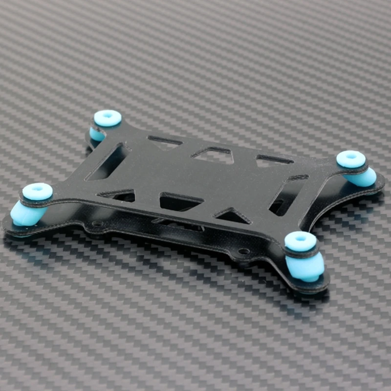 Controlador vôo fibra vidro conjunto anti-vibração amortecedor kk mwc pixhawk dropship