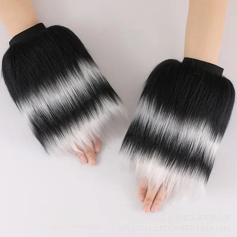 Beautiful Plush Bracelet Handcrafted Slap Bangle Slap Rings Hair Accessory Stylish Sleeves for Women and Children