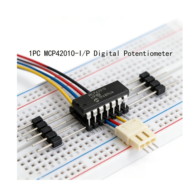 1PC MCP42010-I/P MCP42010 DIP-14  Single/Dual Digital Potentiometer with SPI Interface