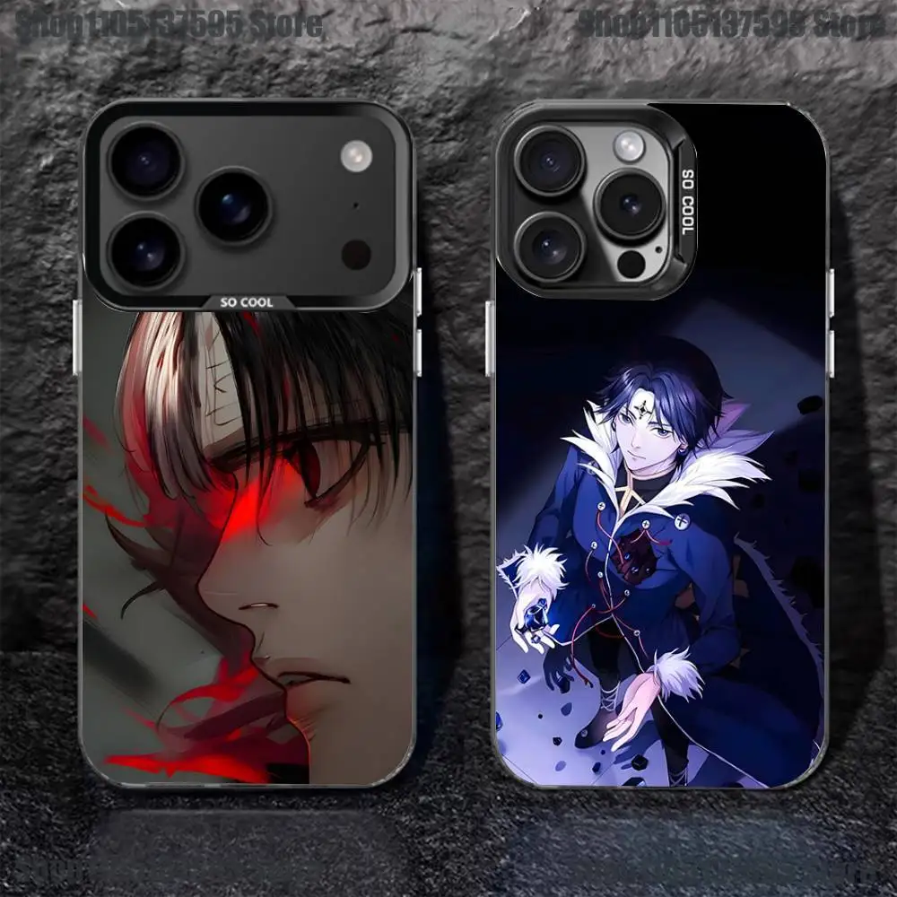 

C-Chrollo L-Lucilfer Phone Case For iPhone 17,16,15,14,13,12,11,Pro,XS,Max,Plus,Mini,SE4,E Black Matte Shockproof Cover