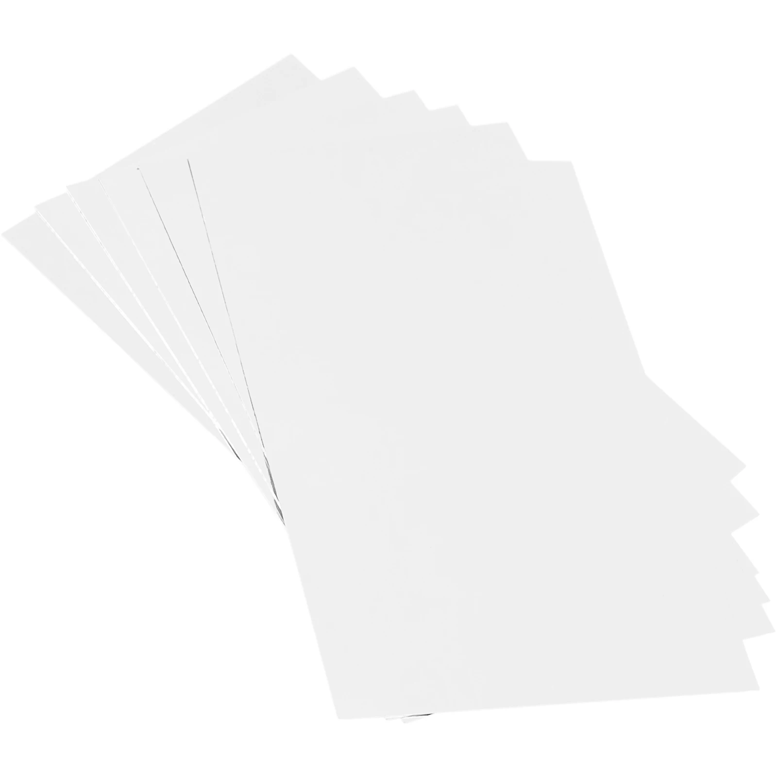 6pcs Sublimation Aluminum Blanks Metal Sign Plate For Home Decor Commercial Advertising Durable Easy Install Clear Vibrant