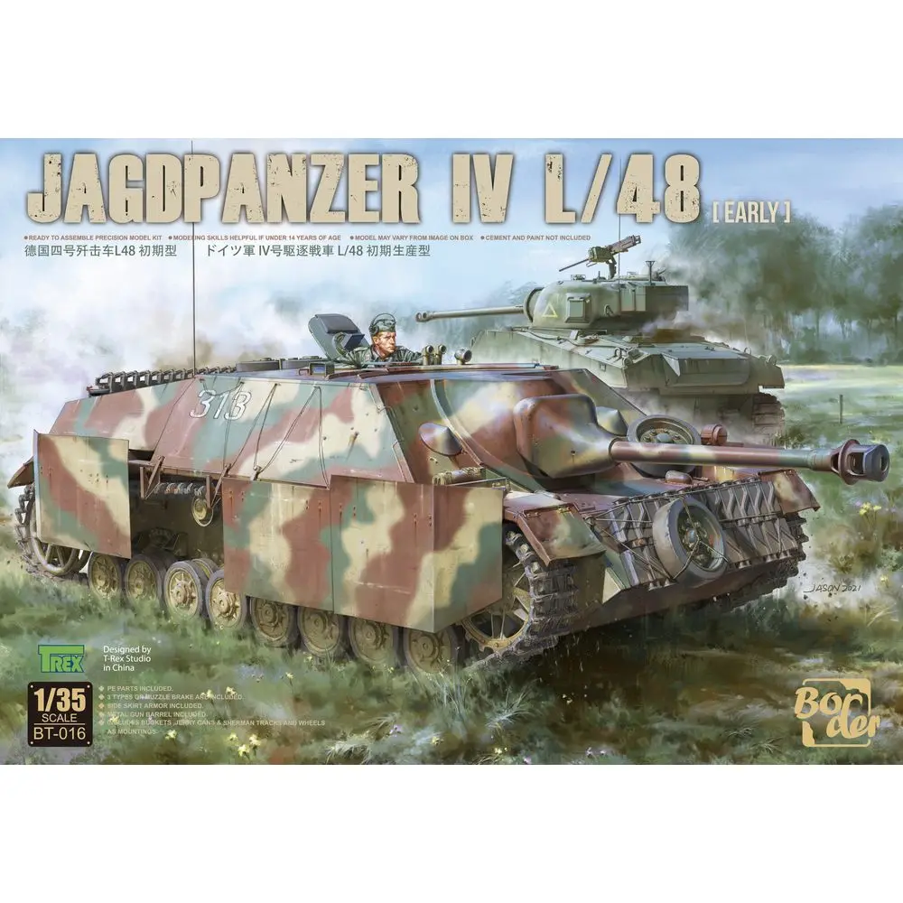 Border BT-016 1/35 German Jagdpanzer IV L/48 [Early] - Scale Model Kit