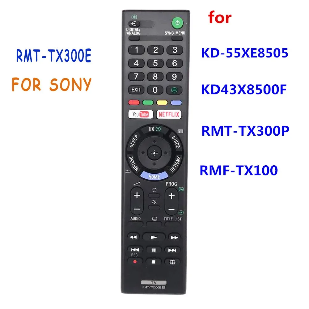 RMT-TX300E Remote Control Suitable for Sony Led Smart TV LCD TV With Youtube Netflix Button KD-55XE8505 KD43X8500F RMT-TX300P