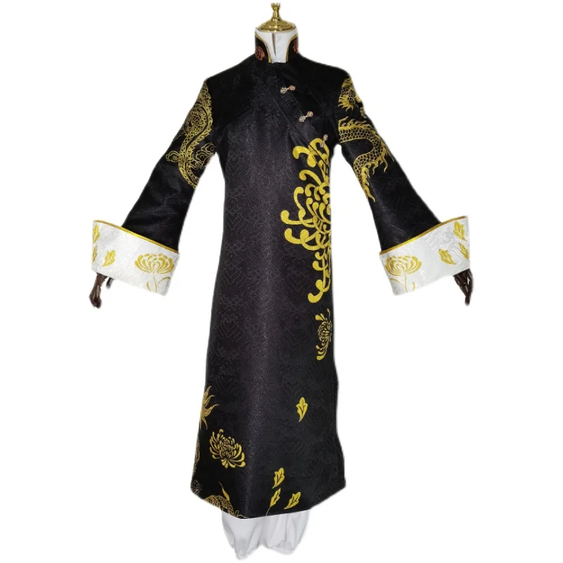 Jeu: V Impermanence Costume pour hommes et femmes, noir et blanc, perruque Cosplay Fan, Wujiu Xie Bian Cos, vêtements de Noël Hmatte