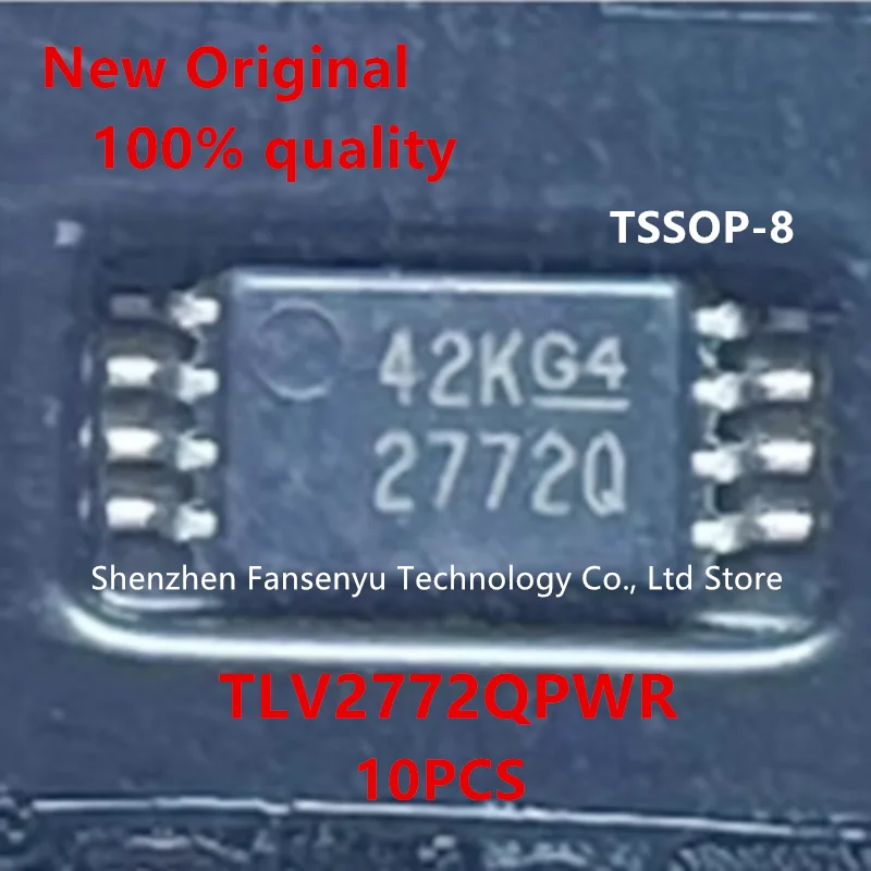 (10 Stück) 100 % neuer TLV2772QPWR TLV2772Q 2772Q TSSOP-8 Chipsatz.