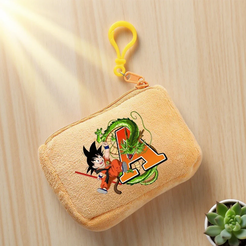 

Dragon Ball Plush Small Wallet Cartoon Letter Series Zero Wallet Durable Convenient Compact Storage Bag Friend Birthday Gift