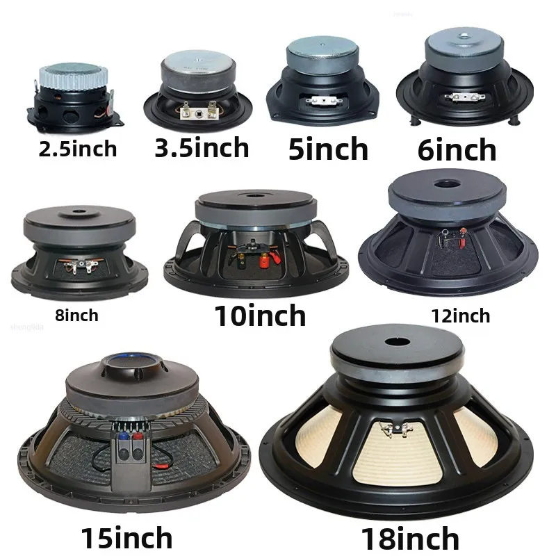 3/5/6/10/12/15/18 inch Stage Audio Low-Frequency Speaker KTV Full-Range Coaxial Speaker Accessories view 2