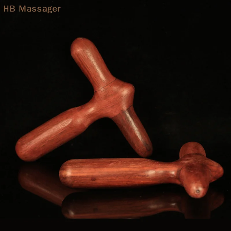 

1PC Wooden Massage Stick Acupuncture Massage Point Foot Massage Tool Neck Chin Slimming Face-lift Massage Tool