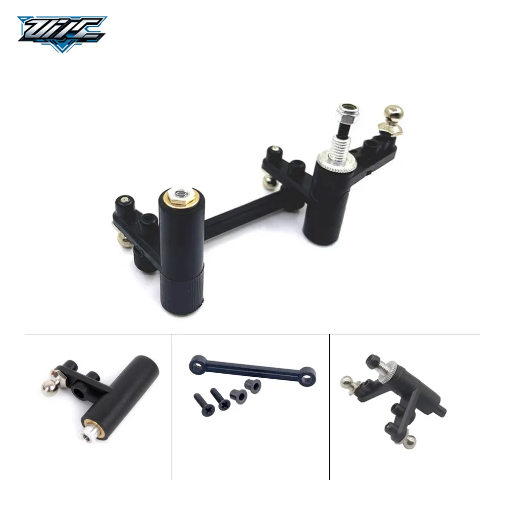 1/10 RC Car Steering Assembly Group 02025 02074 02075 A & B Links Upgrade Parts for HSP 94111 94123 94107 94122 94177 RC Model