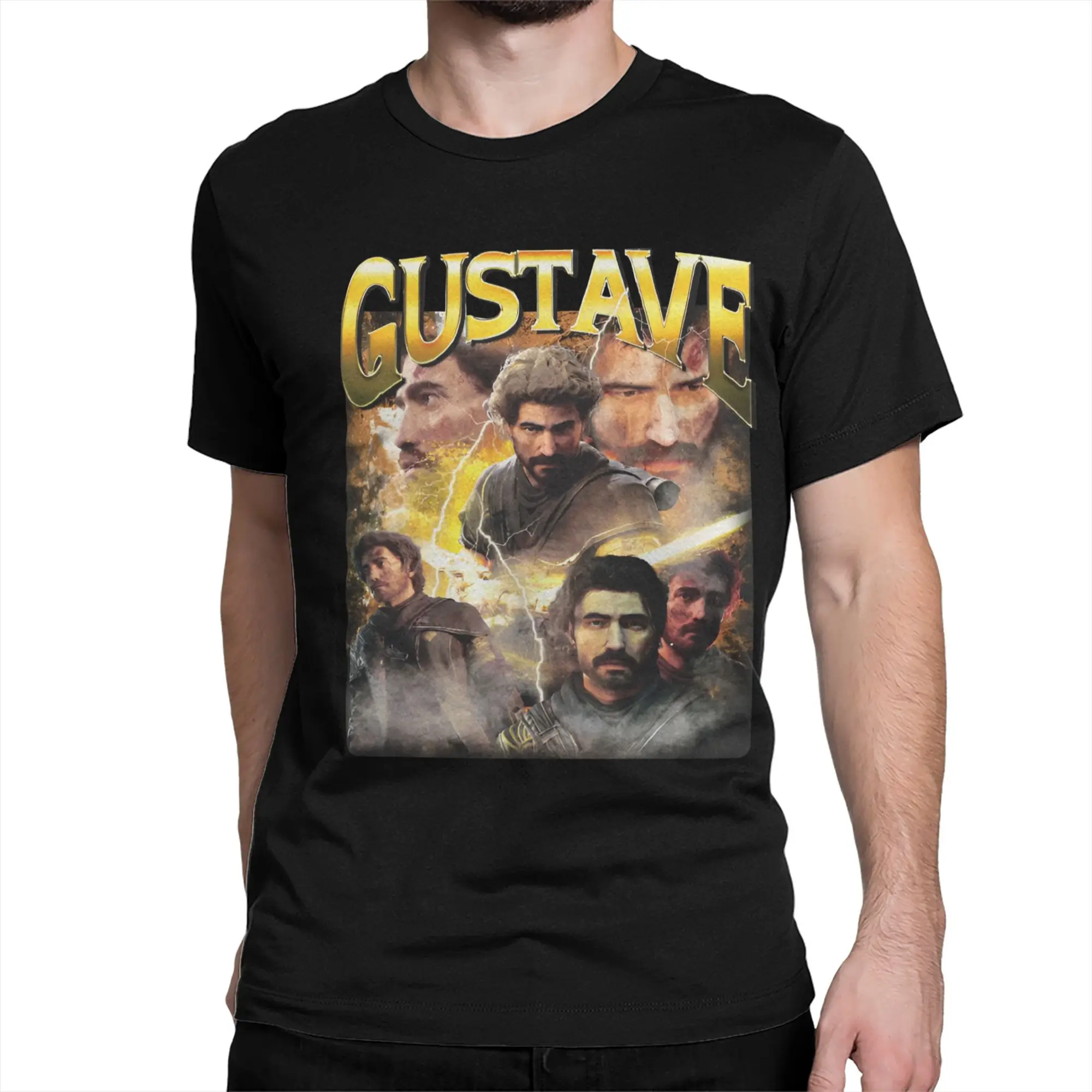 Harajuku T Shirt Summer Gustave Clair Obscur Expedition 33 Hip Hop T Shirts Cotton Tshirt Men Fun Big Size Short Sleeve Clothing