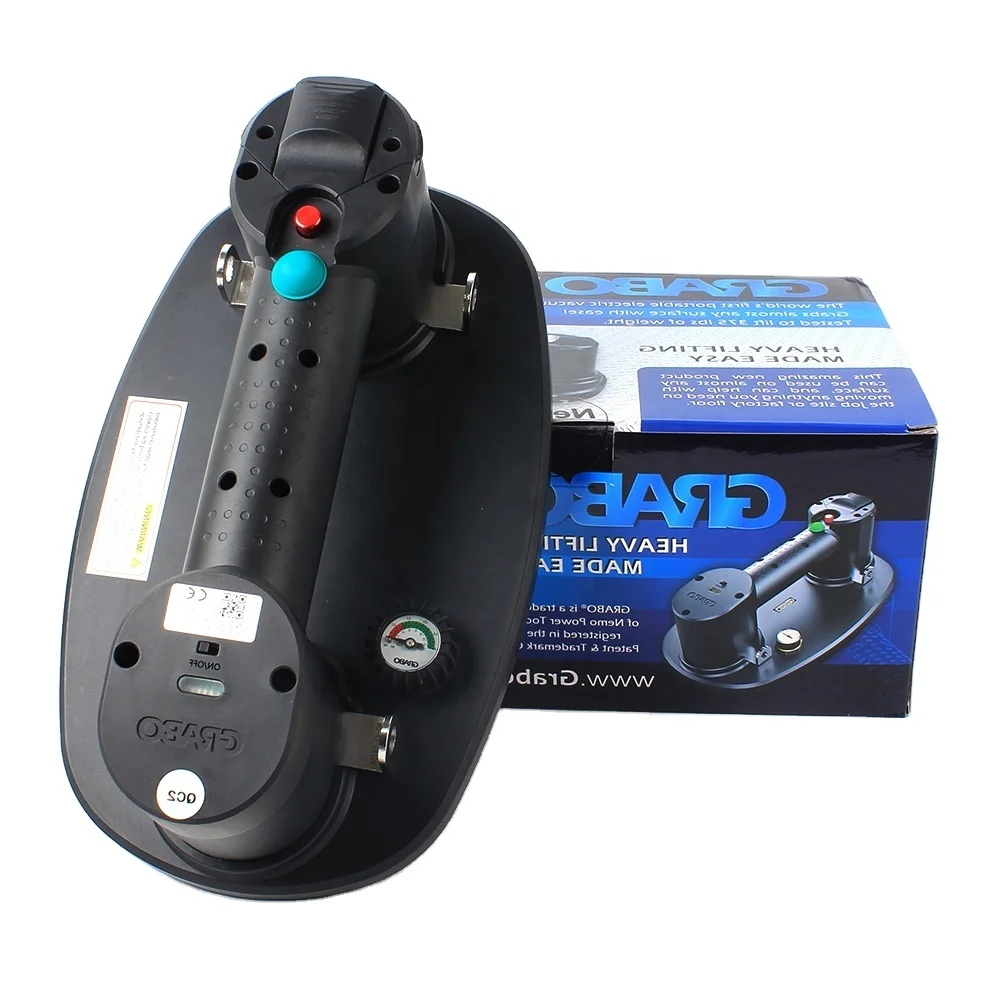 Professional Portable Electric Vacuum Suction Cup Lifter for Glass Tile Wood Wall Stone Granite Marble