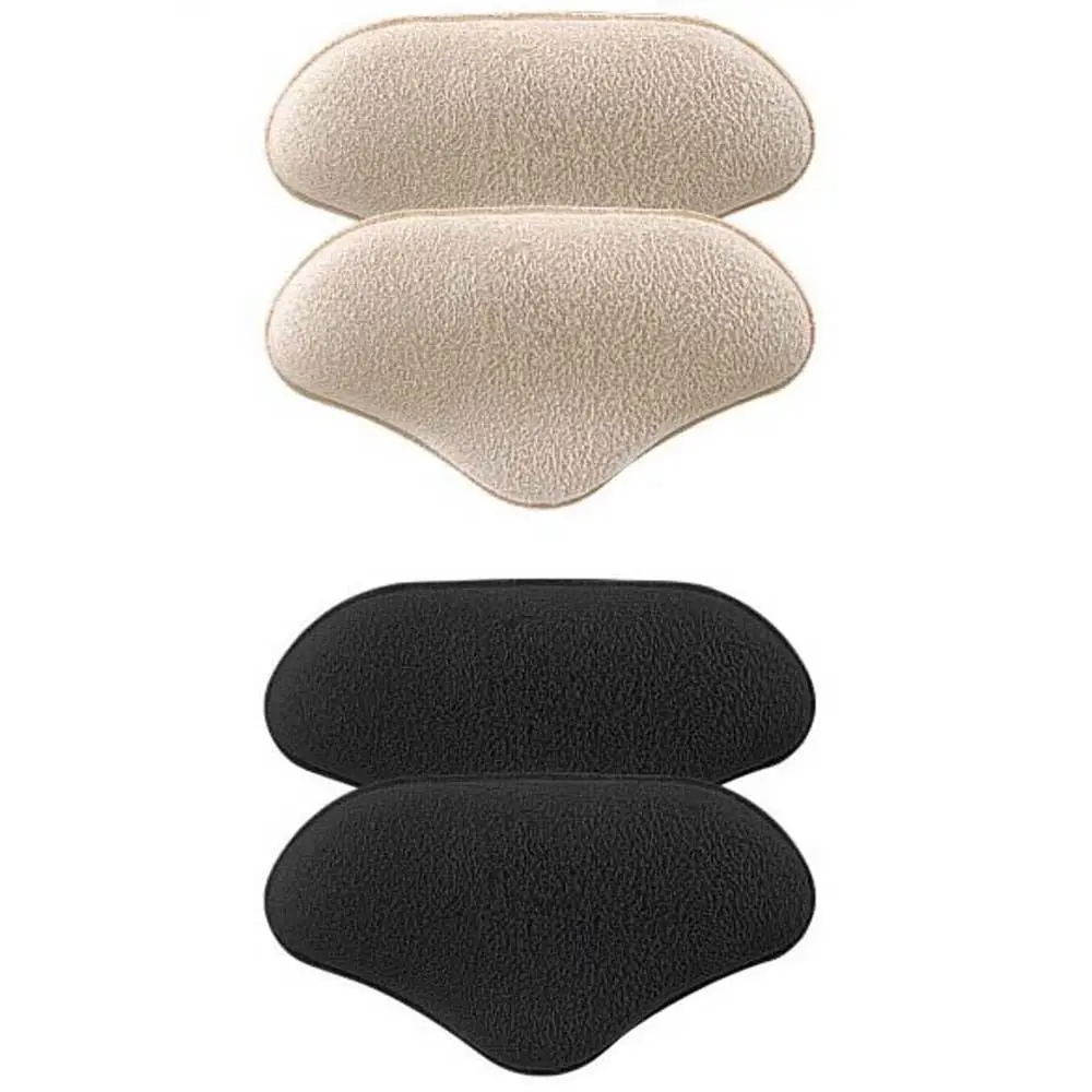 Suede Adhesive Heels Pads Liner Grips Protector Sticker Foot Care Insert Women Insoles for Shoes High Heel Pads