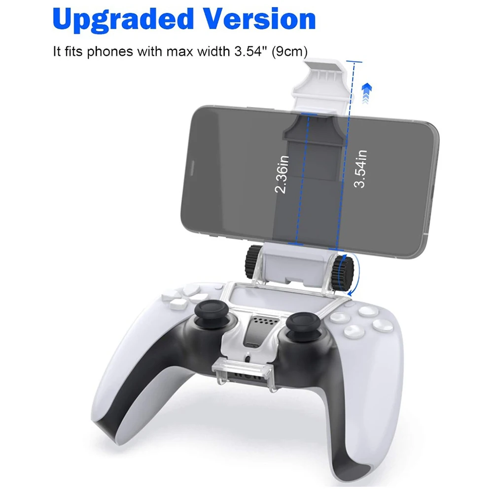 جهاز تحكم PS5 مشبك حامل الهاتف ، حامل الهاتف ، ملحقات الألعاب ، حامل حامل قابل للتعديل ، تحكم لاسلكي ، لوحة ألعاب ، مقطع المحمول