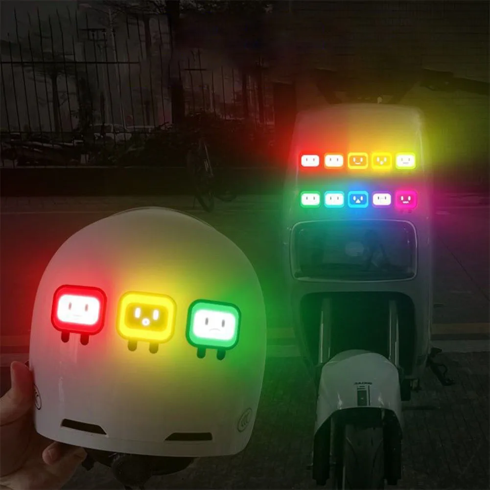 10 sztuk/zestaw naklejka na rower motocyklowy reflektor uniwersalny znak ostrzeżenie o bezpieczeństwie wysokiej taśma odblaskowa kask motocyklowy