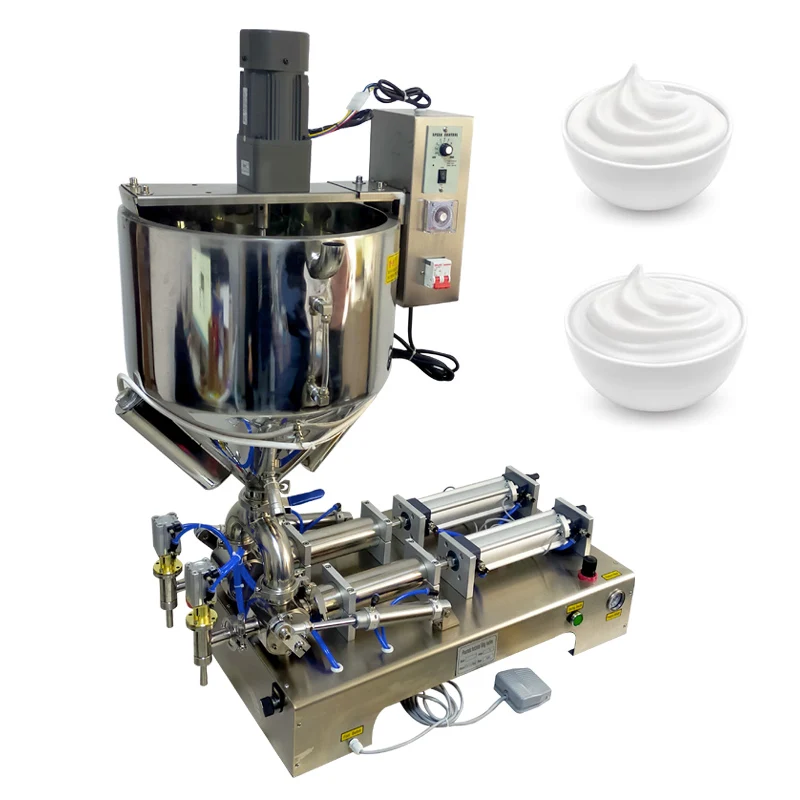 

Paste Filling Machine Piston Filler Lotion Shampoo Cream Honey Sauce Peanut Butter Pneumatic Filling Machine