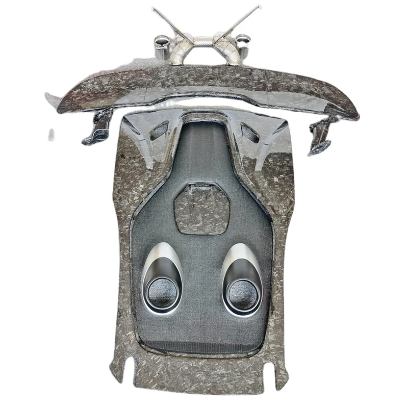 

Для McLaren 540C 570S: Комплект для тюнинга в стиле 600LT — Кованый карбоновый капот, задний спойлер, выхлопная труба