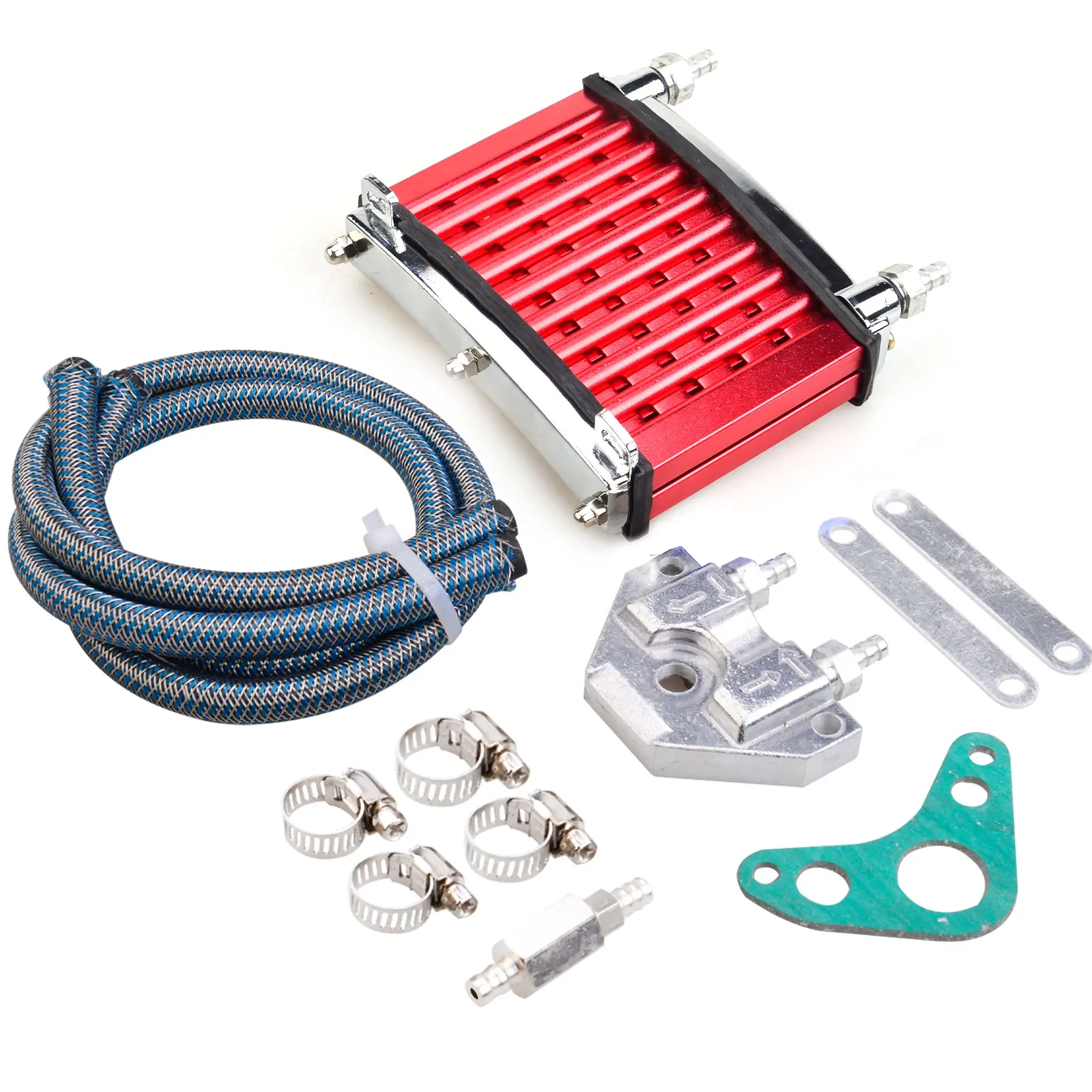 Motorcycle Engine Oil Cooler DIRT Pit Soil Bike Radiator Cooling ATV Quad 50/70/90/110/125/140/150cc