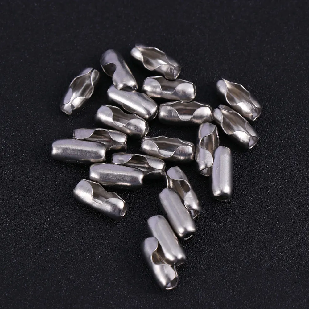 

200pcs Metal Belt Buckle Stainless Steel Ball Chain Clasps 1.5Mm 2Mm 2.4Mm 3.0Mm 4.0Mm Each Diy Jewelry Making Bead Chain