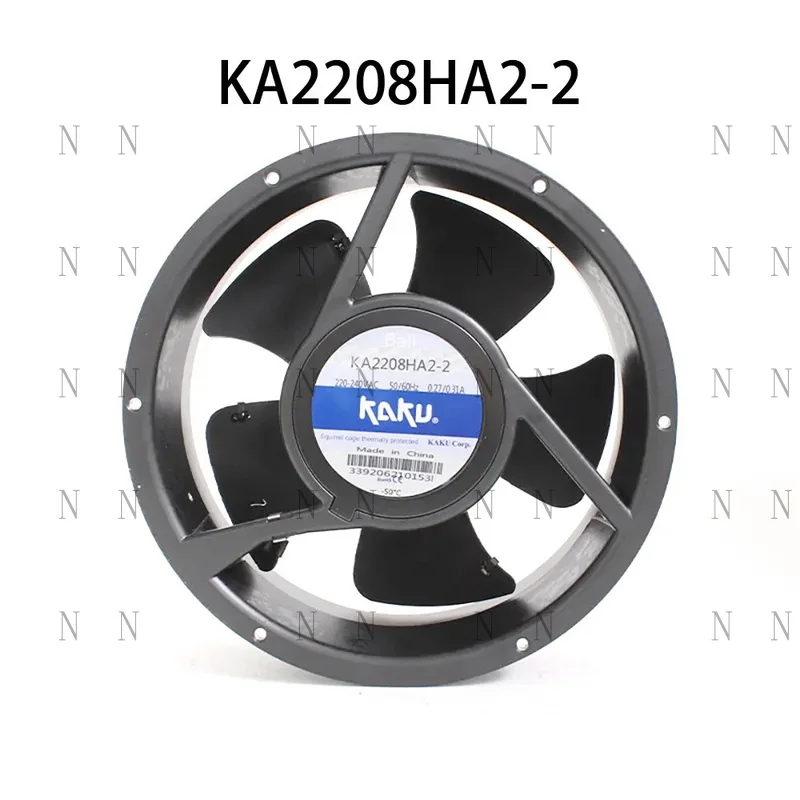 YJJ  New FOR KAKU Axial cooling fan KA2208HA2-2 AC 220/240V 49/64W 222*80mm Fully Teste