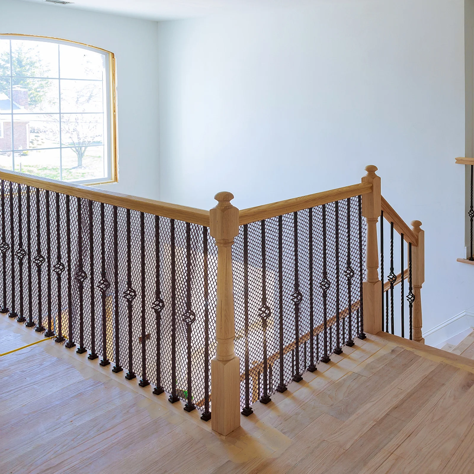 

Balcony Safety Net Thick Mesh Banister Stair Protector Net for Indoor Outdoor Railings Stairway Mesh