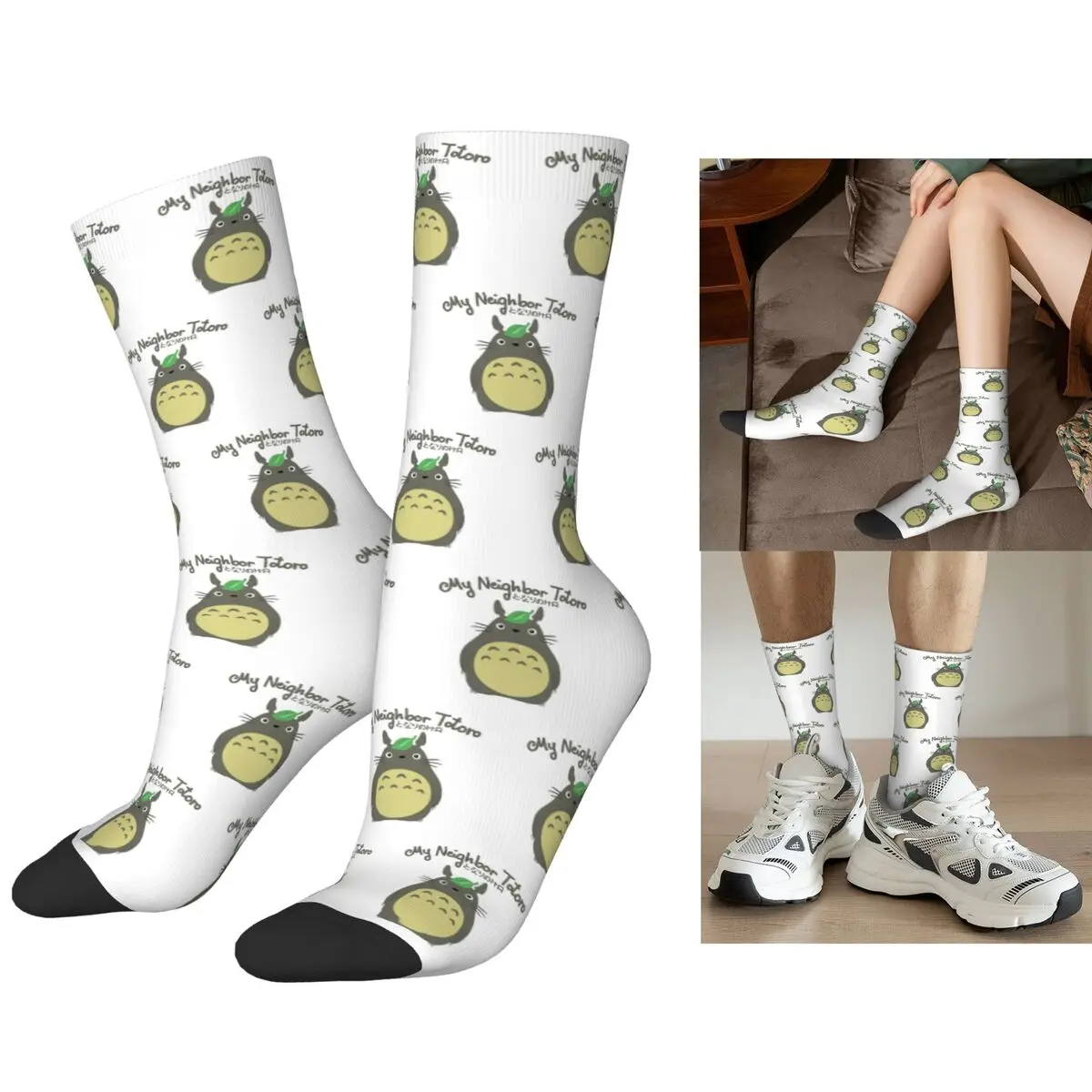 

T-Totoro-s Socks Harajuku High Quality Stockings All Season Long Socks Accessories for Unisex Birthday Present