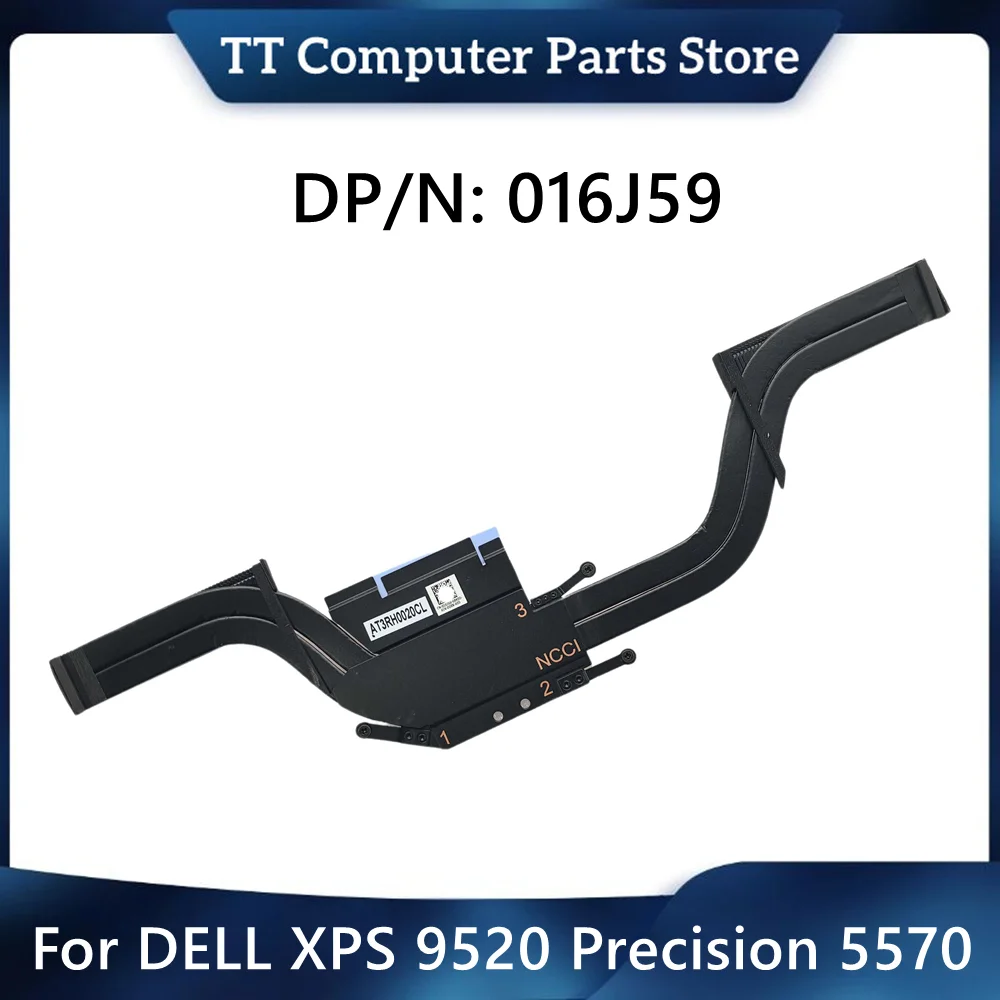 

TT AT3RH0020CL New Original Laptop Heatsink For Dell XPS 9520 Precision 5570 Radiator 016J59 16J59 CN-016J59 Fast Ship