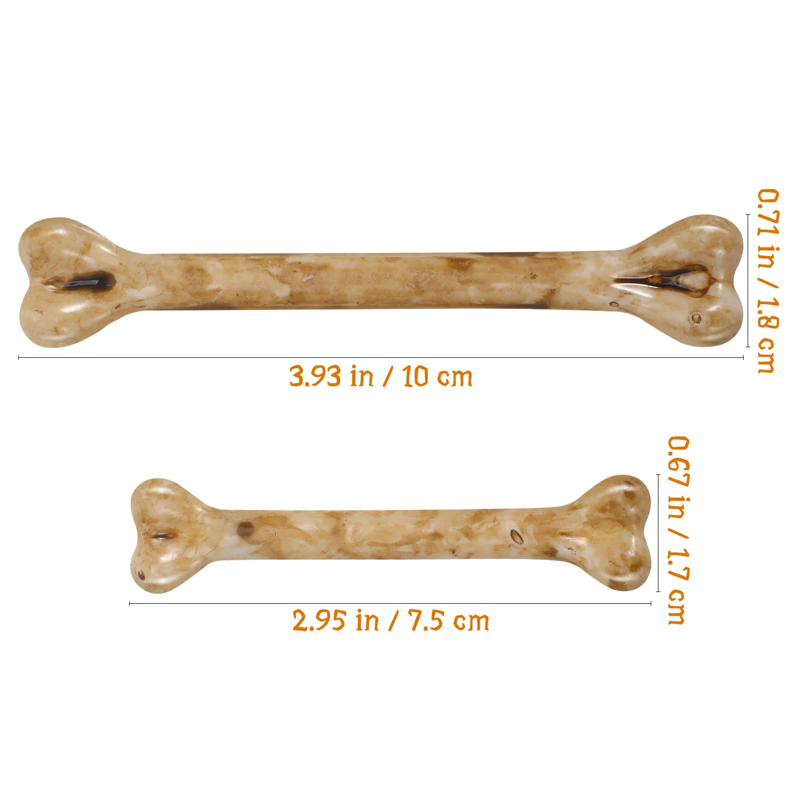 20pcs Simulated Decorations DIY Small Fake Artifical Bone Decor Halloween Charm Plastic Bone Accessories