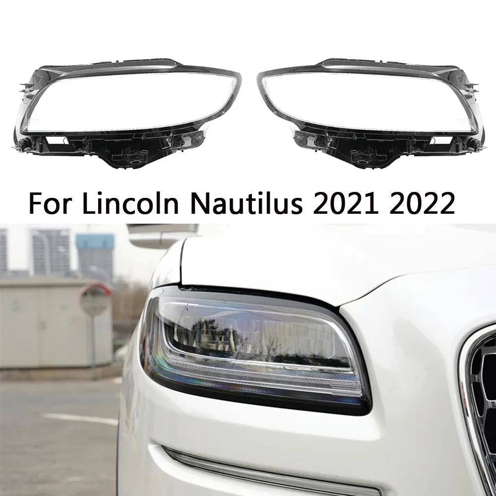 

Для Линкольн Наутилус 2021 2022 Прозрачная крышка для фары абажур налобный фонарь корпус объектива оргстекло