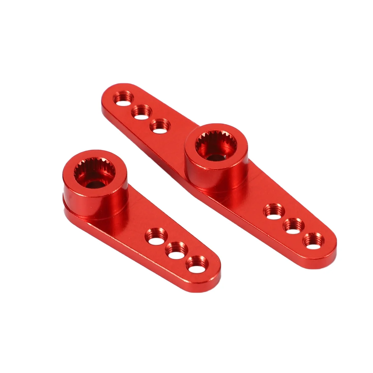 Buzina de braço servo RC de alumínio N18R 10x 25T para ferramentas Futaba Savox Xcore HD Power RC, vermelha