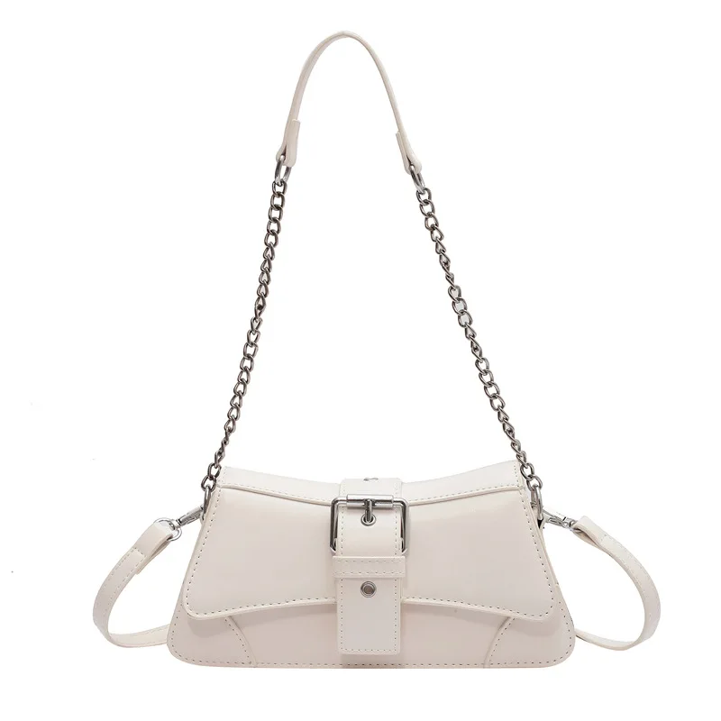 2025년 초가을 체인 숄더백 텍스처드 숄더백 여성용 미니멀리스트 크로스바디 토트 캐주얼백 패션 슬링백 ​