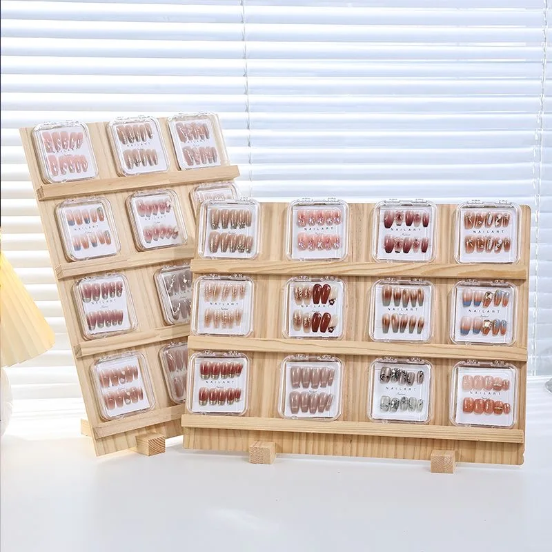 

Wood Earrings Bangle Display Stand 3/4/5 Layers Earring Stud Earring Cardboard Jewelry Stand Solid Counter Earring Jewelry Stand