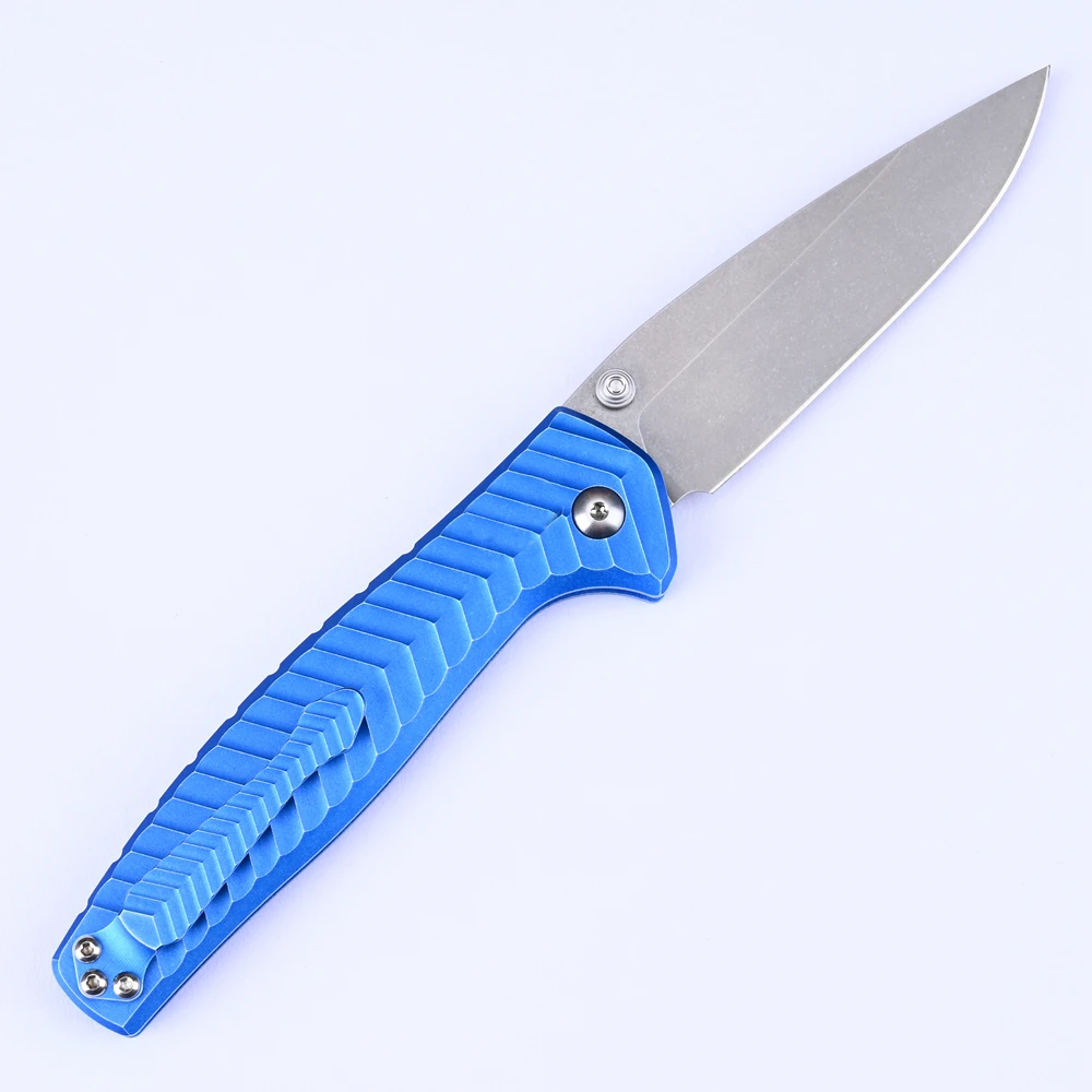 Kanedeiia made AXIS 781 9cr18mov Steel Aluminum handle folding knife camping pocket Survival Hunting Kitchen Knives EDC Tools