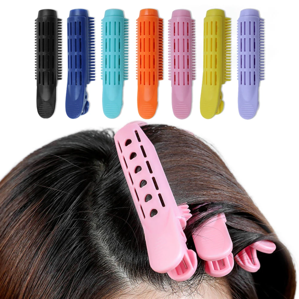 5pcs Hair Care Rollers Hair Roots Natural Fluffy Hair Clip Sleeping No Heat Plastic Hair Curler Twist Styling Diy Tools