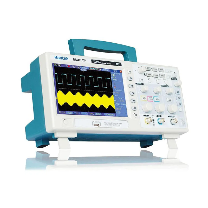 Hantek DSO5102P Digital Oscilloscope Portable 100MHz 2Channels 1GSa/s Record Length 40K USB Osciloscopio Oscilloscopes