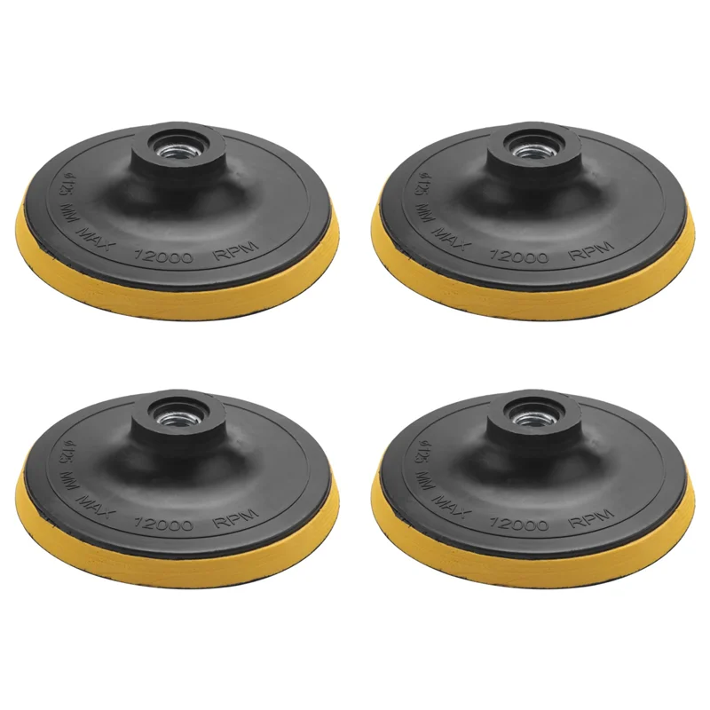 

H5-4X Полировальная подушечка Опорная подушечка Шлифовальная подушечка M14 Для полировальной машины Новый K1 Диаметр резьбы: 125 мм