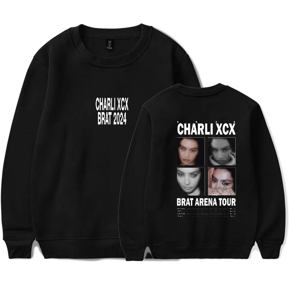 

Charli XCX Merch Brat 2024 Merch Свитшот Мужская/женская уличная одежда Модный пуловер с длинным рукавом в стиле хип-хоп одежда в стиле Харадзюку