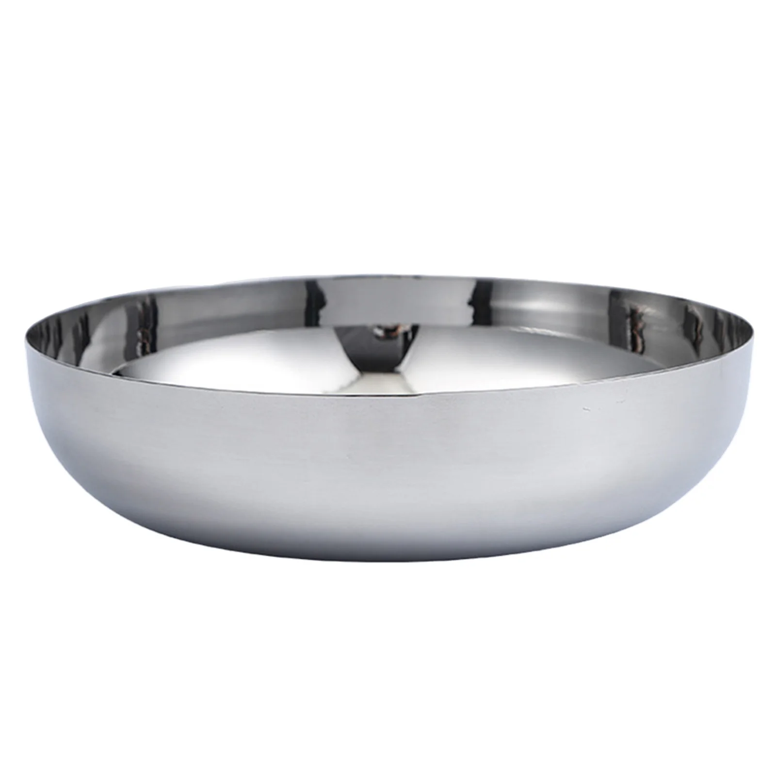 

Household Stainless Steel Food Bowl Scratch-Resistant Multi-Function Fruit Salad Serving Bowl Home Accessory