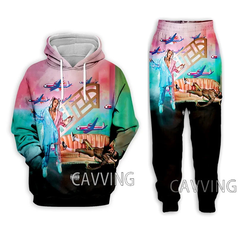 

Karol G 3D Printed Casual Hoodies Hooded Sweatshirt Pants Jogging Pants Trousers Suit Clothes Women/ Men Sets h01