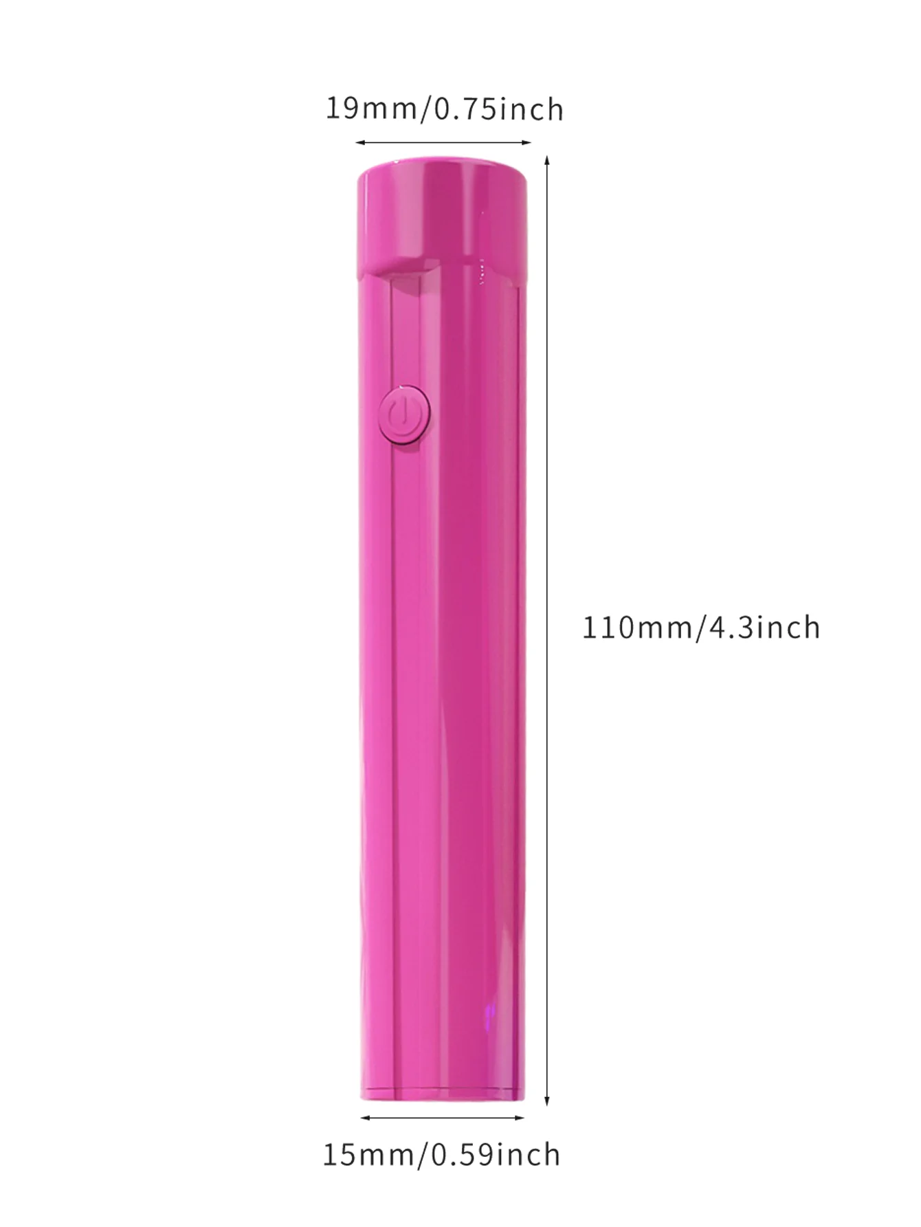 1 قطعة المحمولة مانيكير Led مسمار مصابيح القلم مصابيح مسمار صغيرة للأظافر كاذبة مجفف ضوء آلة تجفيف إصبع واحد لأظافر الأصابع