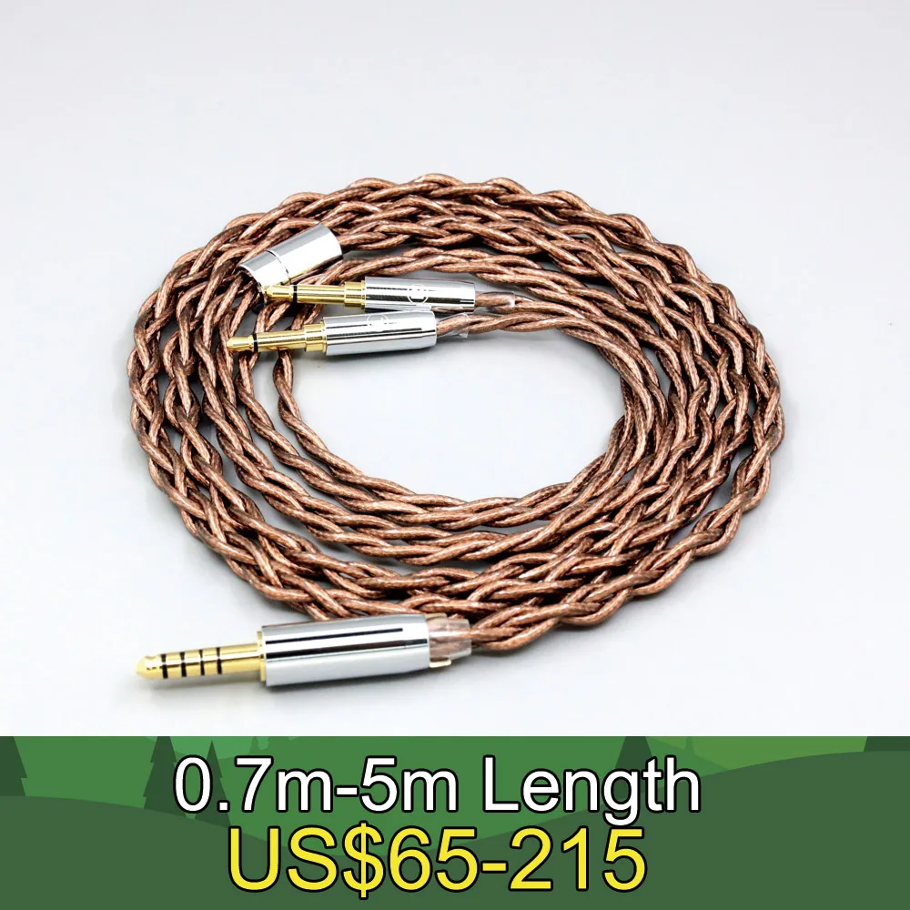 

99% 24k Gold 7n Pure Silver Graphene Shield Earphone Cable For TAGO T3-01 T3-02 studio Klipsch HP-3 Heritage iBasso SR2 LN008530