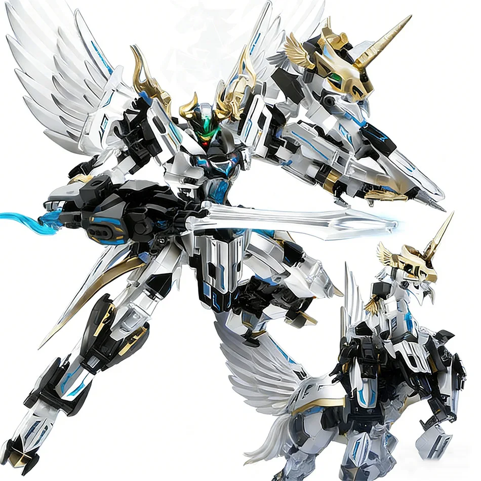 

Трансформирующийся робот-пегас 2 в 1, строительные блоки, развивающая игрушка для сборки, креативная игрушка для детей, подарки на день рождения и Рождество для мальчиков