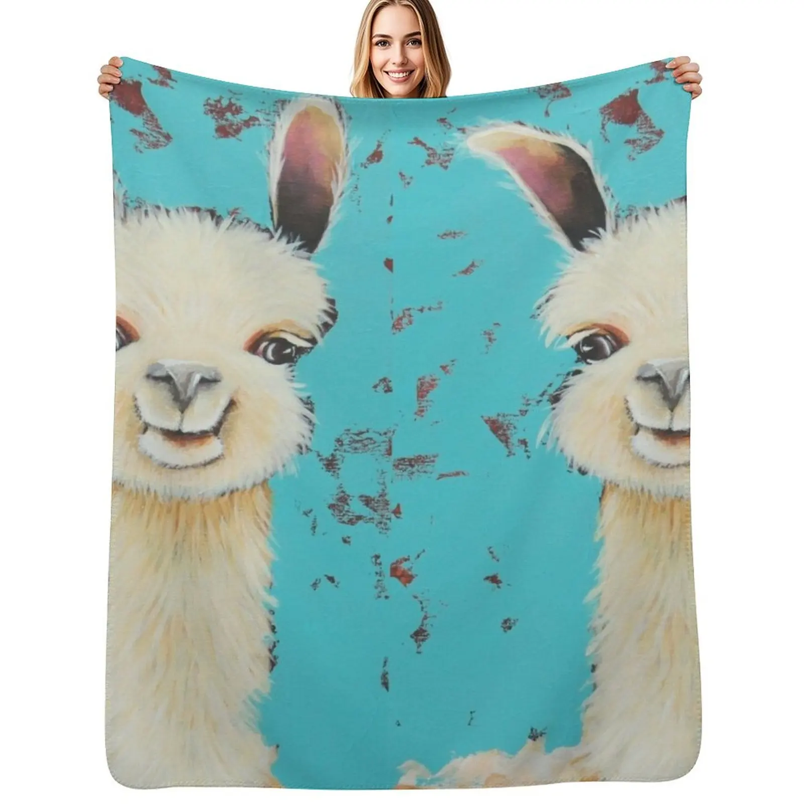 

Llama Sue Throw Blanket Soft Breathable Blanket for Night Sleeping