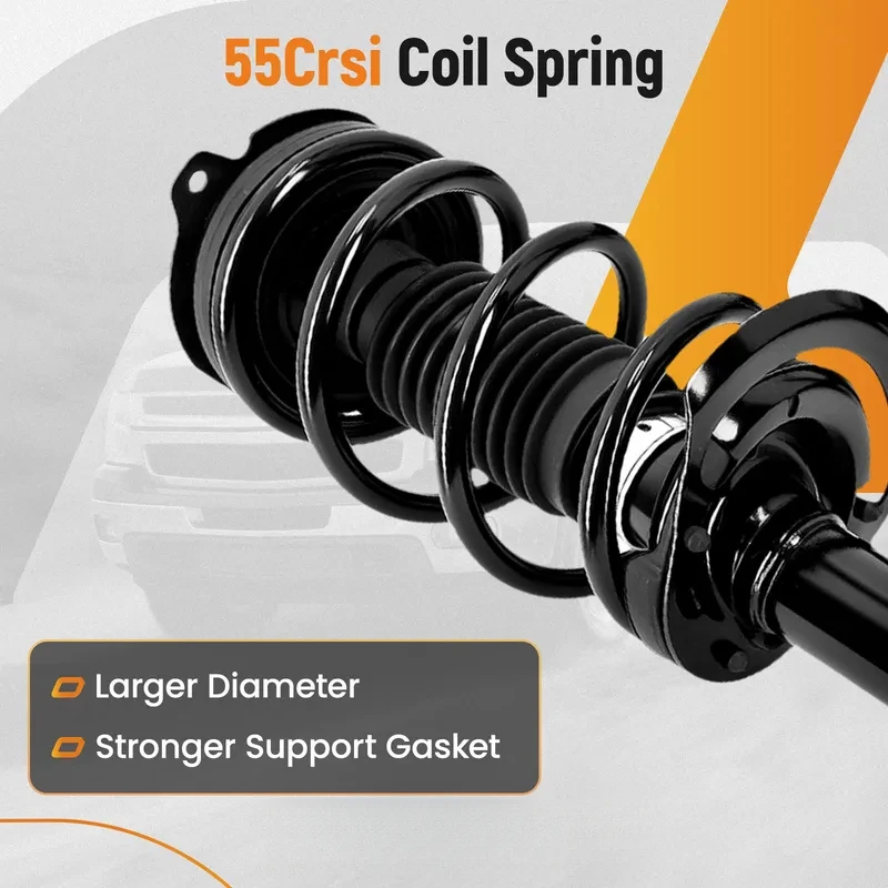New 4x Front & Rear OE Shock Struts Coil Spring Suspension Parts  Cheroke 2014-2018 FWD 13611