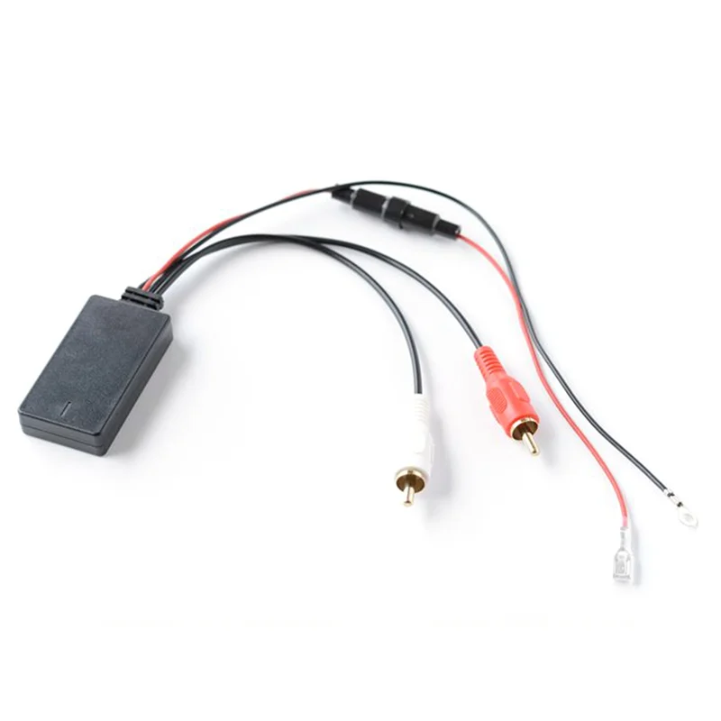 

Car Radio RCA Bluetooth Adapter Stereo 2RCA Wireless AUX Audio Wiring for DVD CD Computer Speaker