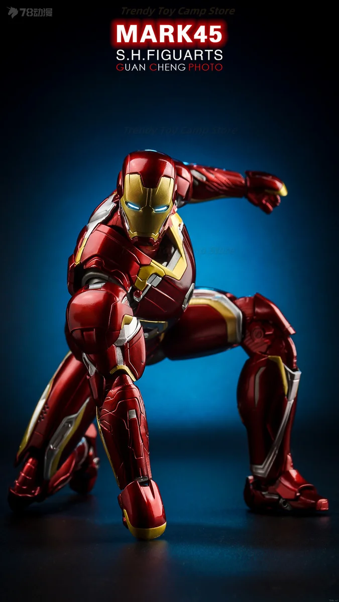 

BANDAI Genuine S. H. Figuarts Series Movable Toys American Series 2 Iron Man Mark45 Finished Product Movable Model