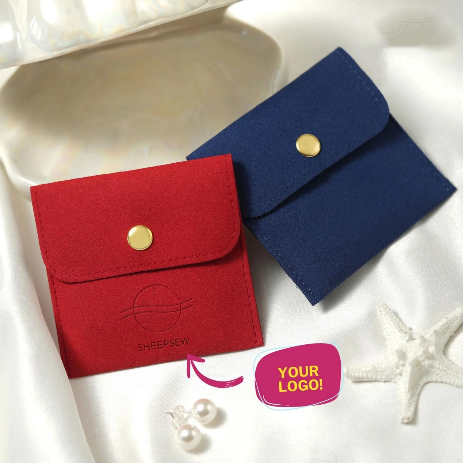 

20 шт., оптовая продажа, сумки для упаковки ювелирных изделий с логотипом для ювелирных изделий для деловых ювелирных изделий, сумки для ювелирных изделий с логотипом оптом, ожерелье, серьги