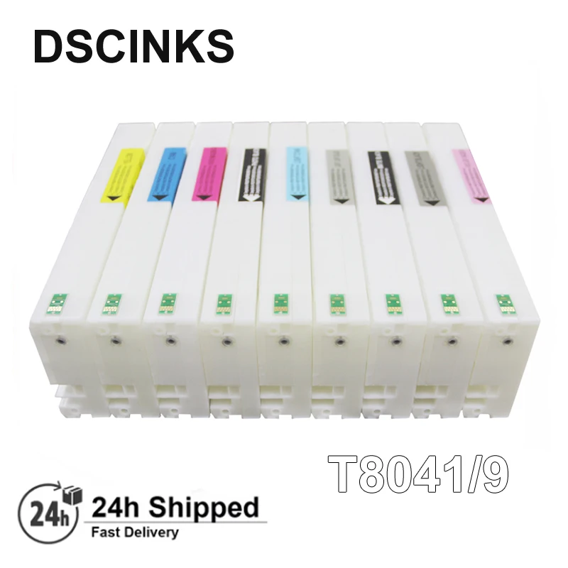 

700ml EU T8041 T8042 T8049 Compatible ink cartridge for Epson SureColor P6000 P7000 P8000 P9000 Printer with one time chip