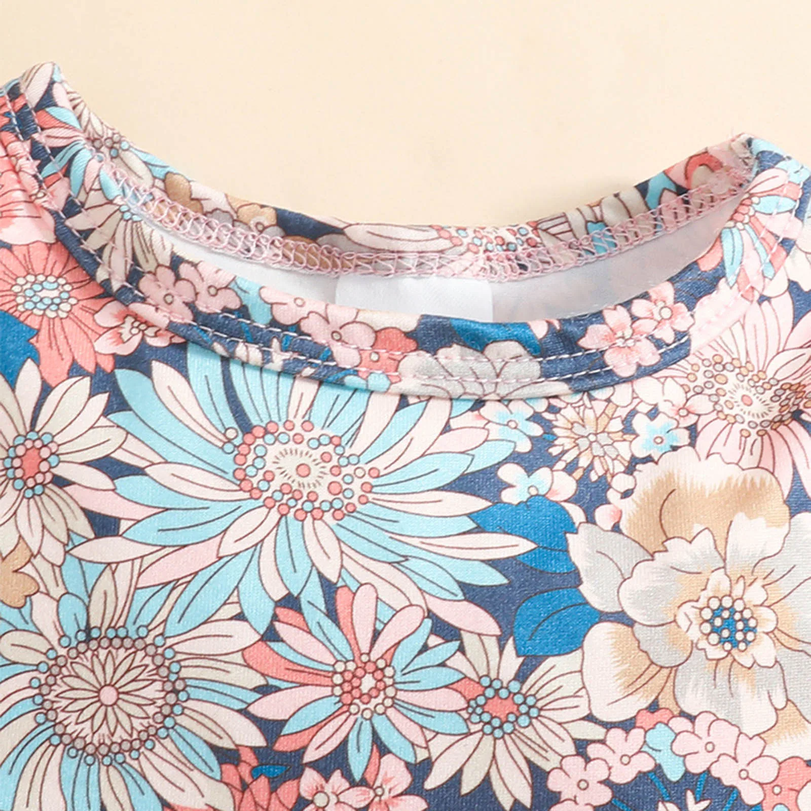 فستان كريزي 8 للأطفال الصغار، فستان كاجوال عصري للفتيات الصغيرات، قمصان بأكمام طويلة وطبعة زهور حلوة للفتيات