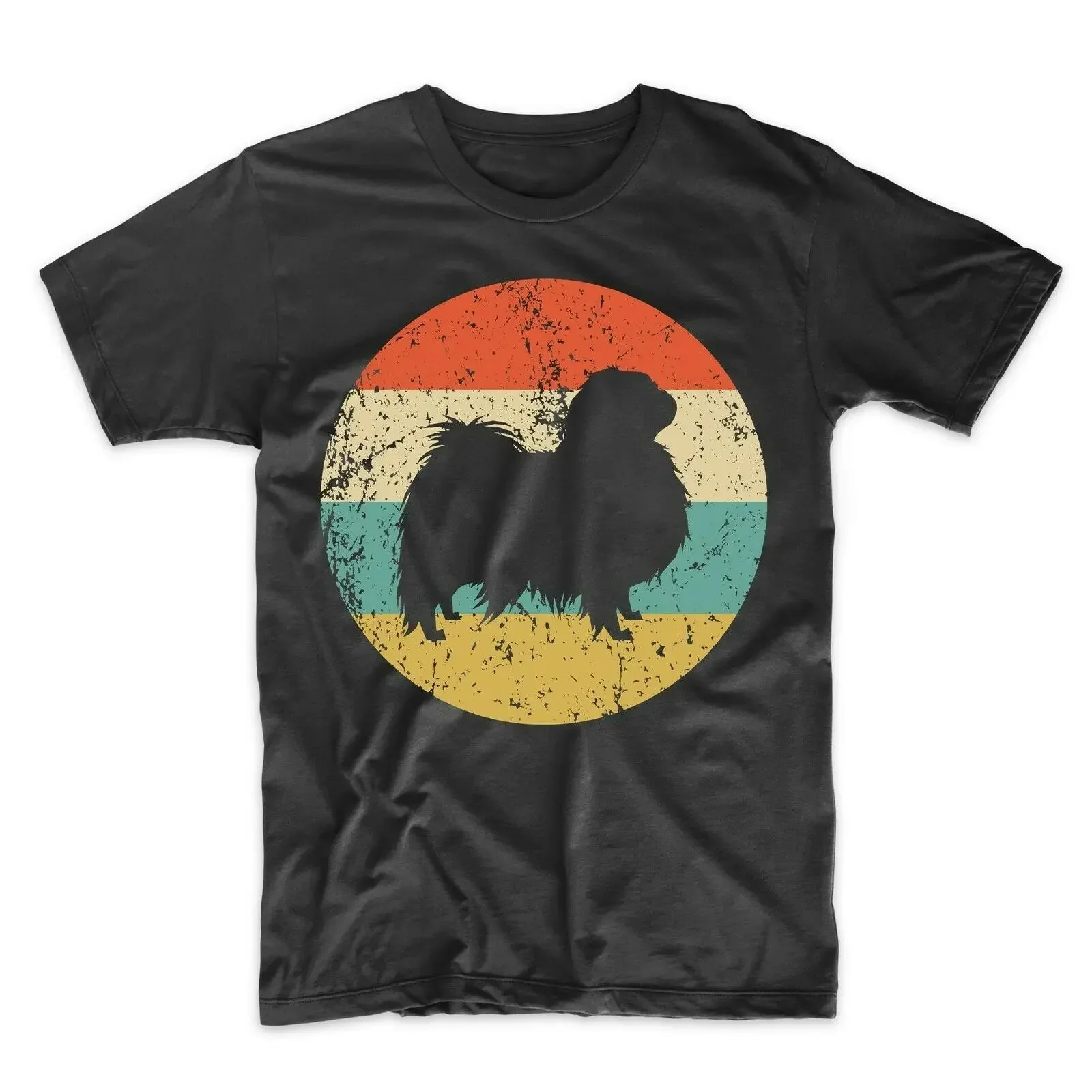 Vintage japonês queixo cão ícone amantes do cão presente camiseta 100% algodão o-pescoço verão manga curta casual masculino camiseta tamanho S-3XL